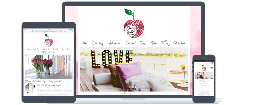 Cherry Soda Events Website Development Galway