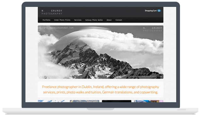 Grundy Photography Web Development