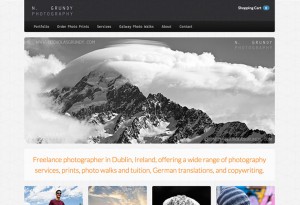 Nicholas Grundy Photography Web Design