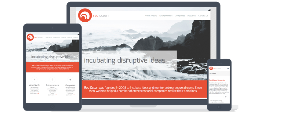 Red Ocean Responsive Web Design