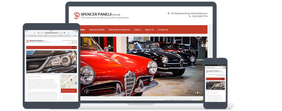 Spencer Panels Galway Website Design and Development