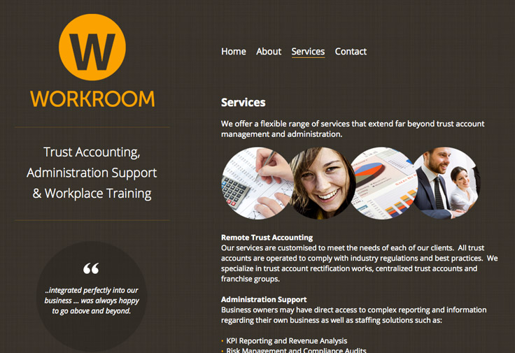 Workroom Web Design